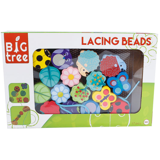 Perles en bois 17pcs.