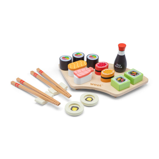 Sushi-Set aus Holz