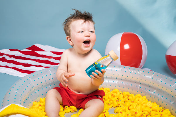 Bottiglia sensoriale Ducky