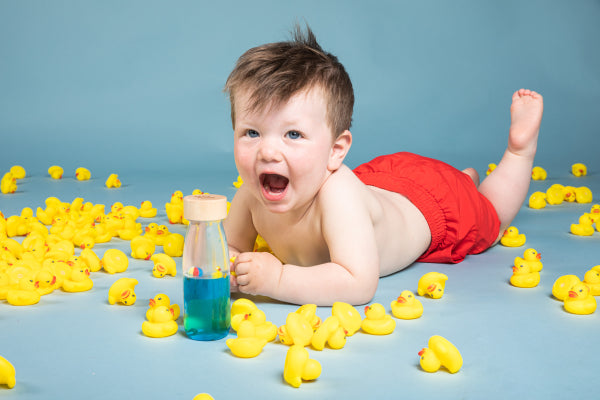 Bottiglia sensoriale Ducky
