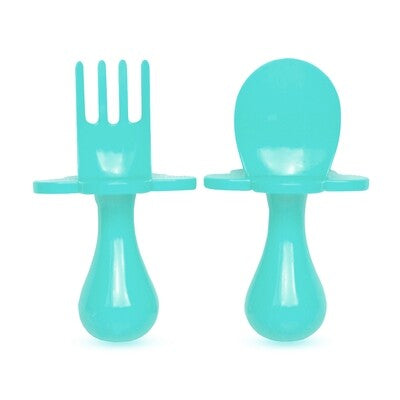 Couverts ergonomiques - Turquoise