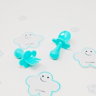 Couverts ergonomiques - Turquoise