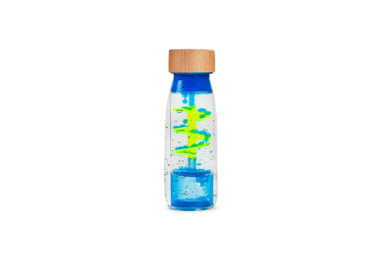 Bouteille sensorielle Spirale Bleu