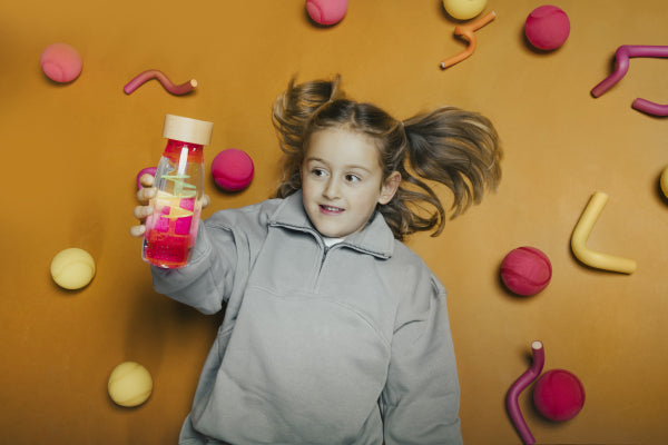 Bouteille sensorielle Spirale Pink