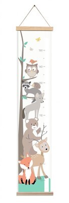 Pannello di misura - Animali della foresta