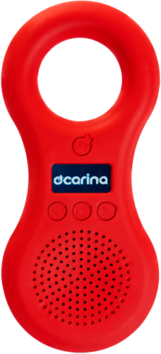 Ocarina Musik Player Rot