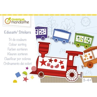 Educativ'-Aufkleber – Farbsortierung