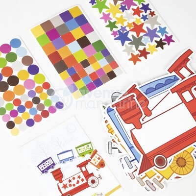 Educativ'-Aufkleber – Farbsortierung