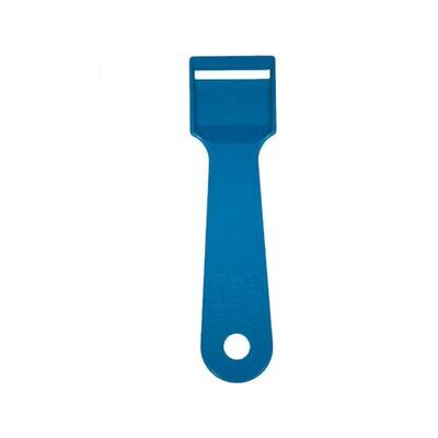 Safety food peeler - bleu