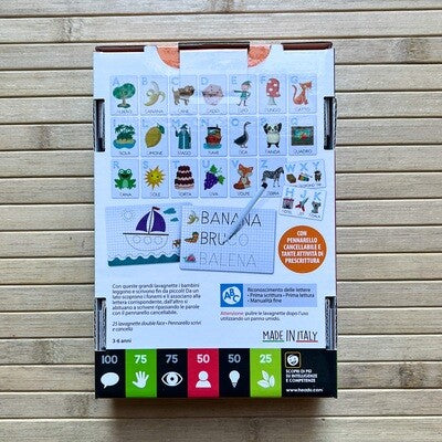 Flash cards - Lavagnette Leggo e Scrivo (IT)