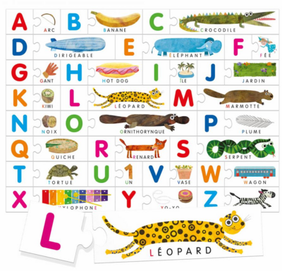Alphabet tactile Montessori