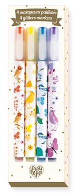 4 pennarelli glitterati Tinou