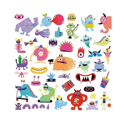 Stickers Monstres
