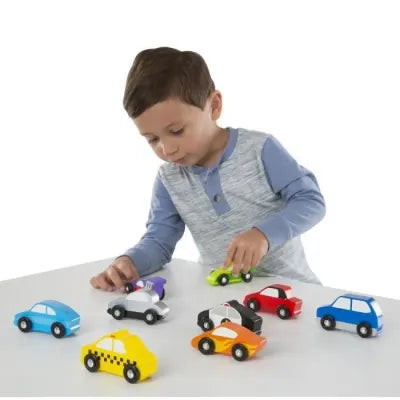 Set di auto in legno