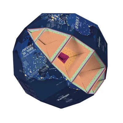 Phosphoreszierender Bauglobus ERDE BEI NACHT