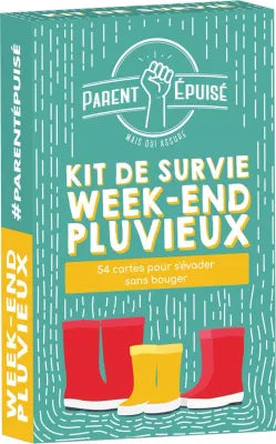 Parent épuisé kit de survie week-end pluvieux (Französische Version)