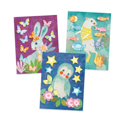 Kit di pittura con carta assorbente