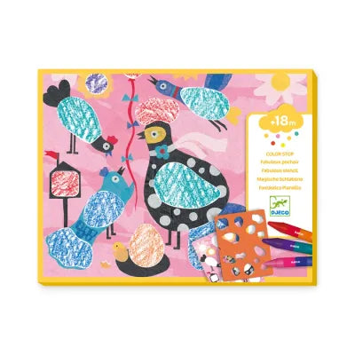 Fabuleux pochoirs - Piou Piou & Co