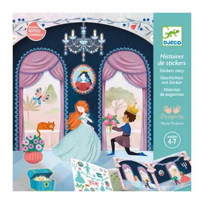 Histoires de stickers La vie au château