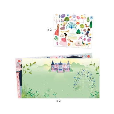 Stickergeschichten Leben im Schloss