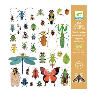 Stickers métallisés Insectes