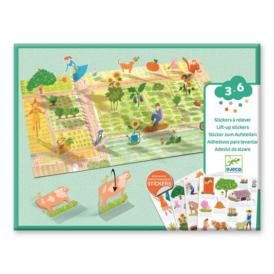 Stickers à relever A la ferme