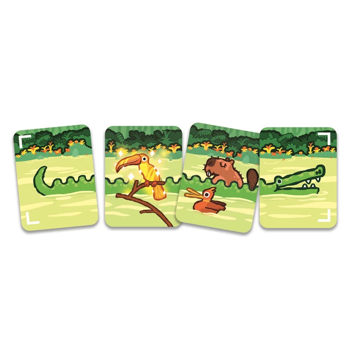 Safari croco-Kartenspiele