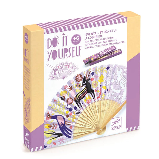 DIY - Ventaglio e custodia da colorare