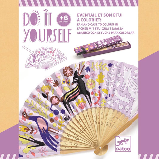 DIY - Ventaglio e custodia da colorare