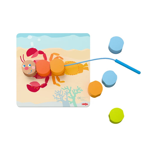 Jeu de laçage Animaux en bois