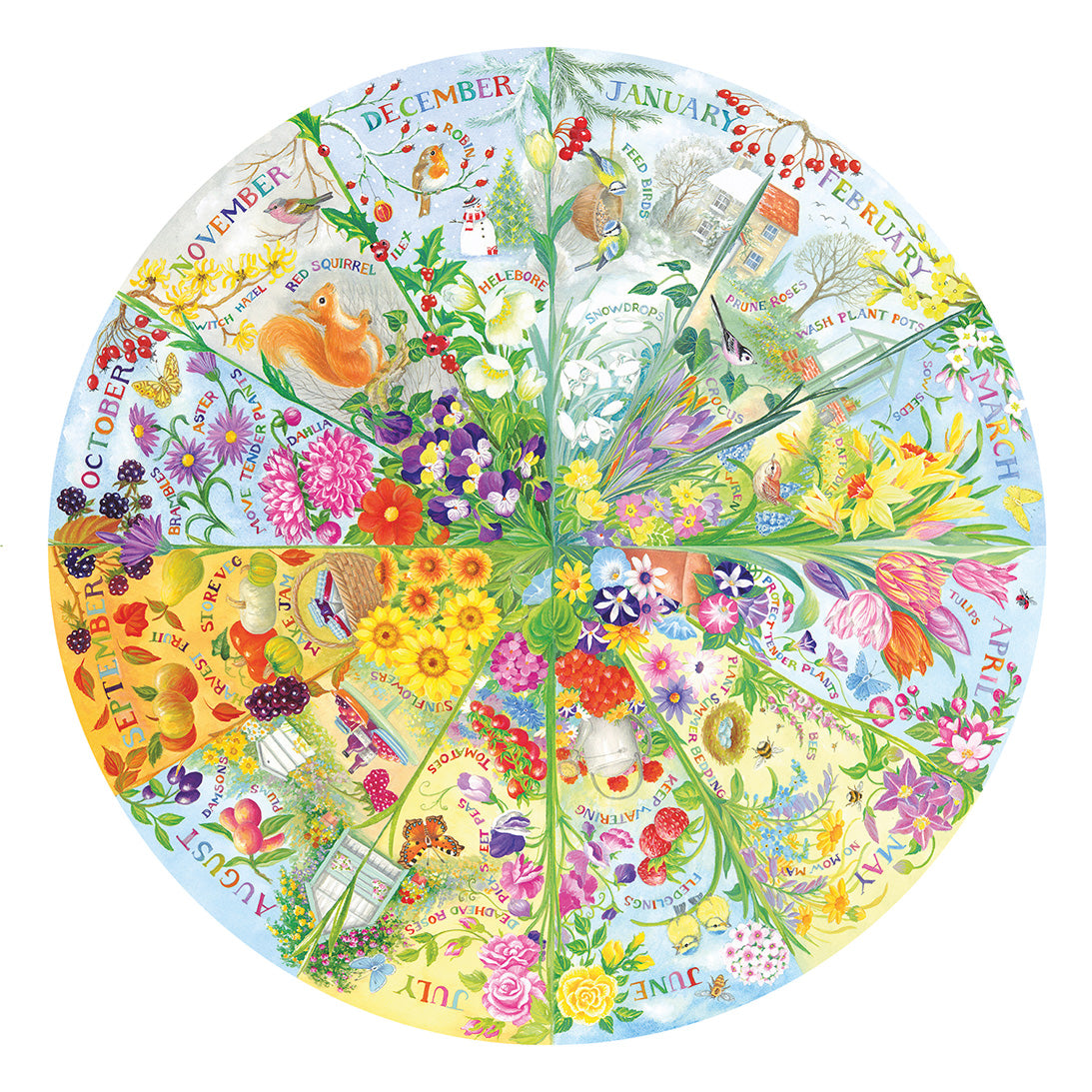 Un anno in giardino – 500 pezzi