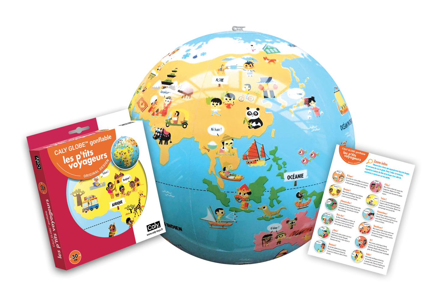 Ballon 30cm Les P’tits Voyageurs (FR)