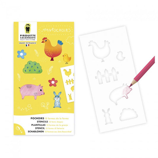 Bauernhof-Schablonen