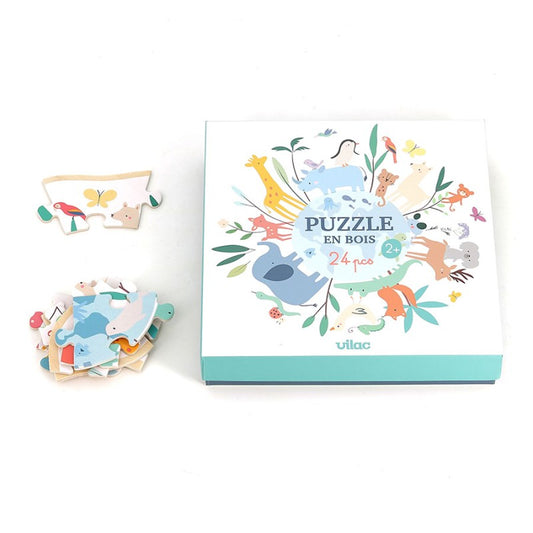 Puzzle rond Le Monde 24 pcs