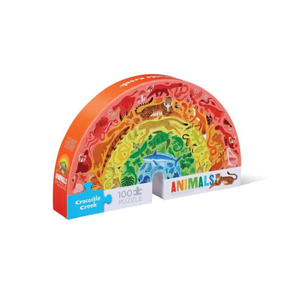Puzzle Regenbogen-Tiere 100 Teile