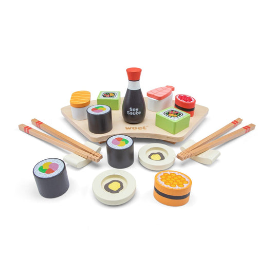 Sushi-Set aus Holz