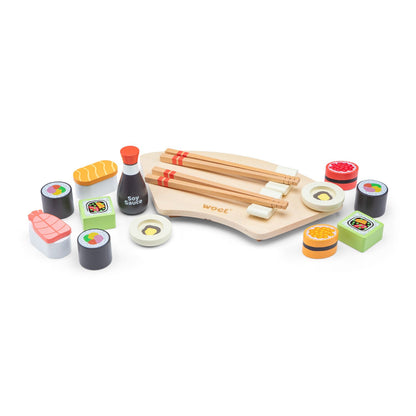 Sushi-Set aus Holz