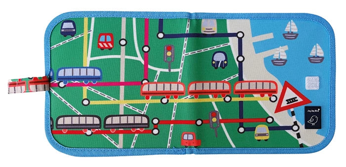 Schieferblock mit 4 Verkehrskreiden