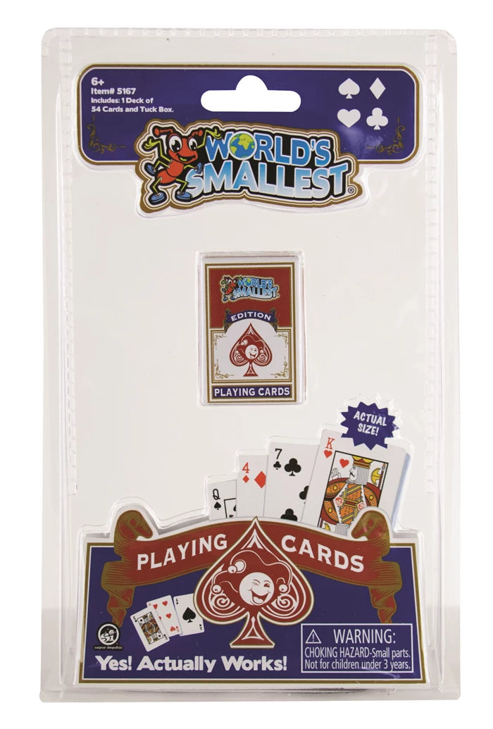 Die kleinsten Spielkarten der Welt
