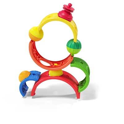 Arc-en-ciel jeu d'équilibre 13 pièces