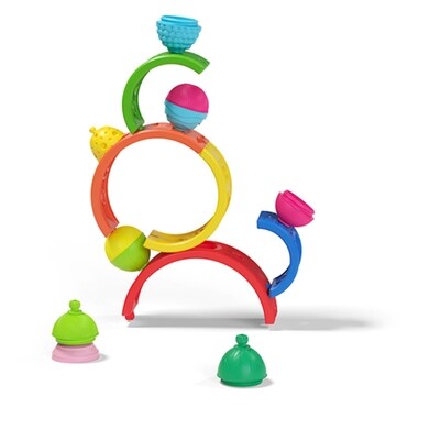 Arc-en-ciel jeu d'équilibre 13 pièces