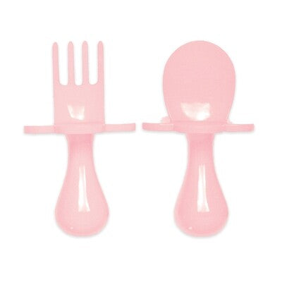 Couverts ergonomiques - Rose clair