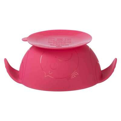 Bol à ventouse avec cuillère - Strawberry