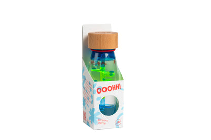 Bouteille sensorielle Spirale Bleu