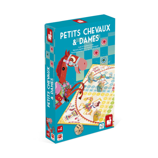 Jeu Duo - Petits Chevaux et Dames