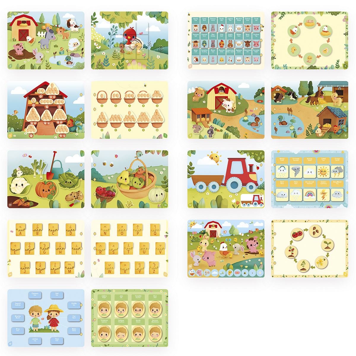 Busy Book Ferme (Versione francese)