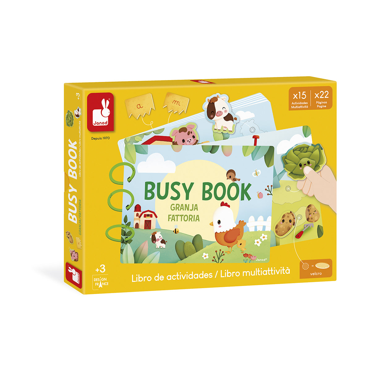 Busy Book Ferme (Italienische Version)