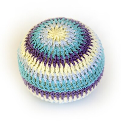 Balle hochet bleue