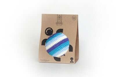 Balle hochet bleue