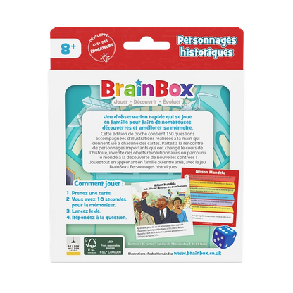 BrainBox Pocket - Personnages Historiques (Französische Version)